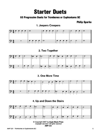 Starter Duets - 60 Progressive Duets - Philip Sparke - Partition